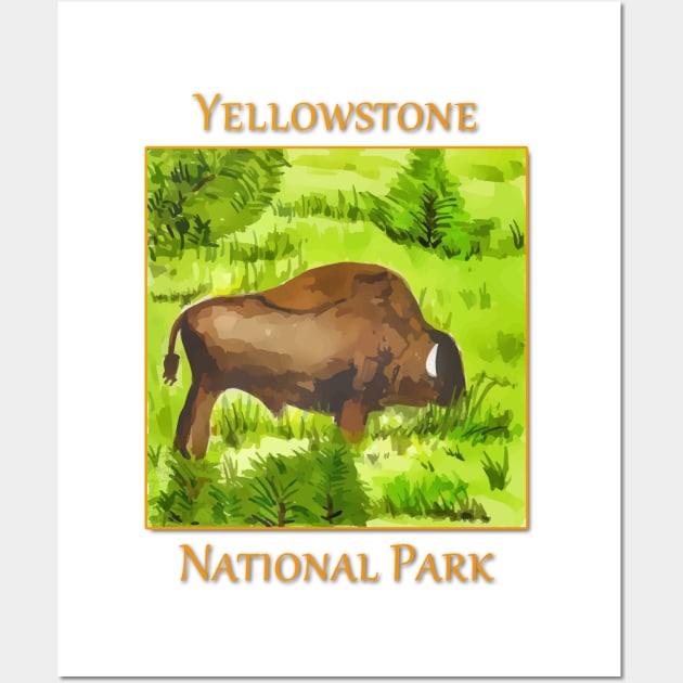 Yellowstone National Park Wall Art by WelshDesigns